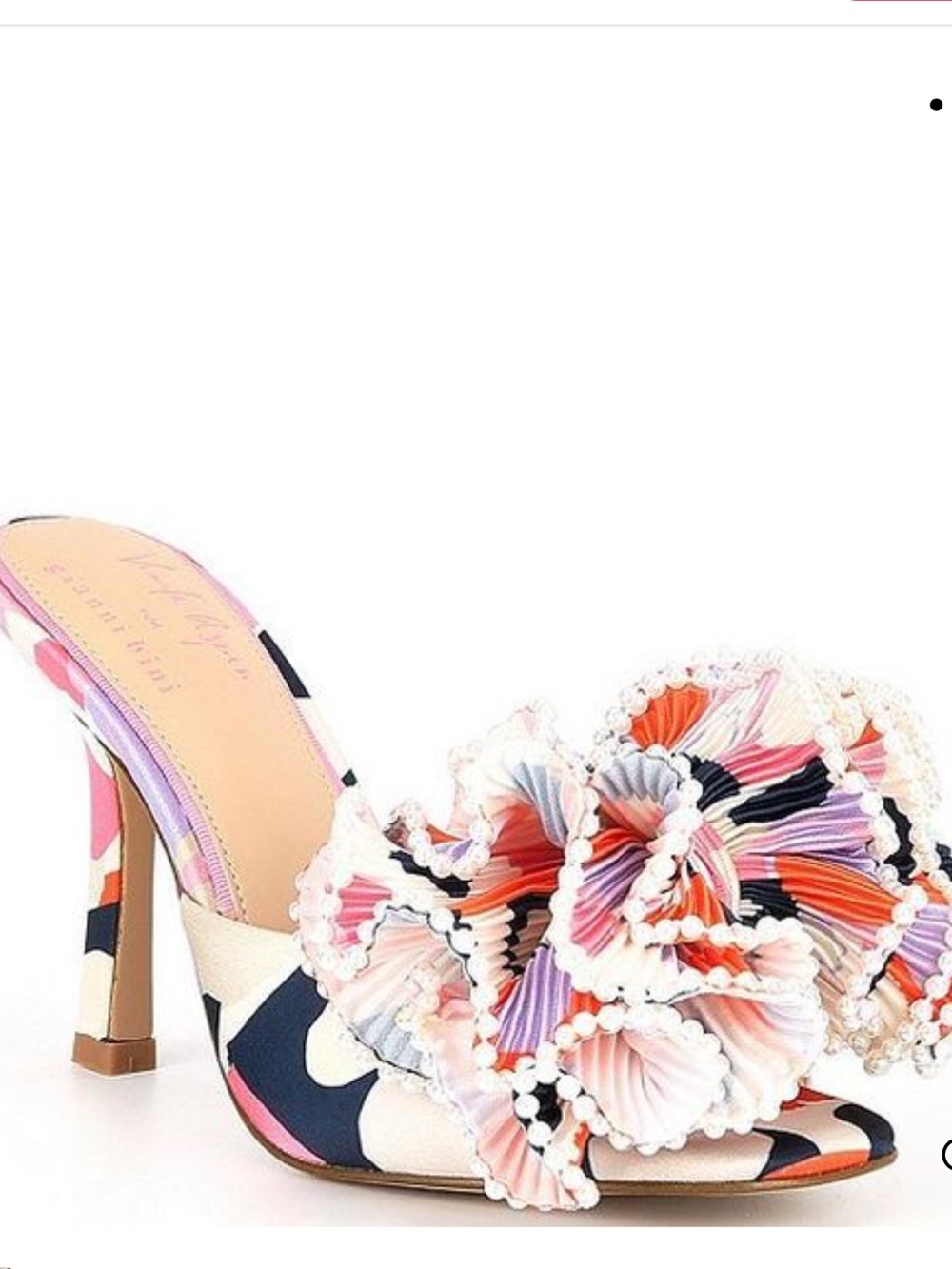 Gianni Bini floral Embellished heels - Picture 2 of 11